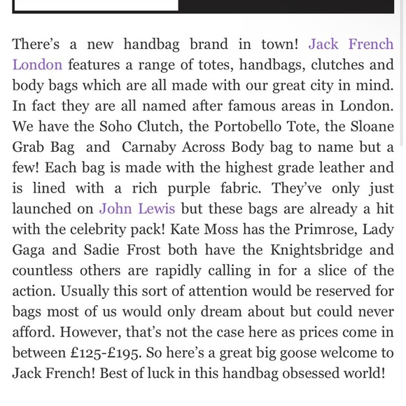 JACK FRENCH LONDON Leather Pebbled crossbody purse - Picture 14 of 15